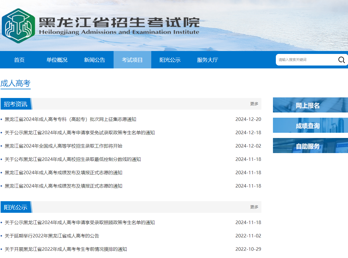 成考报名入口官网